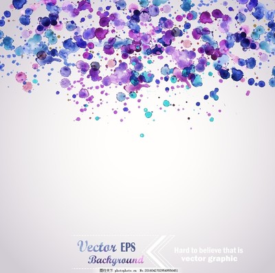 紫色噴墨與多彩花簪 廣告設計中的色彩藝術